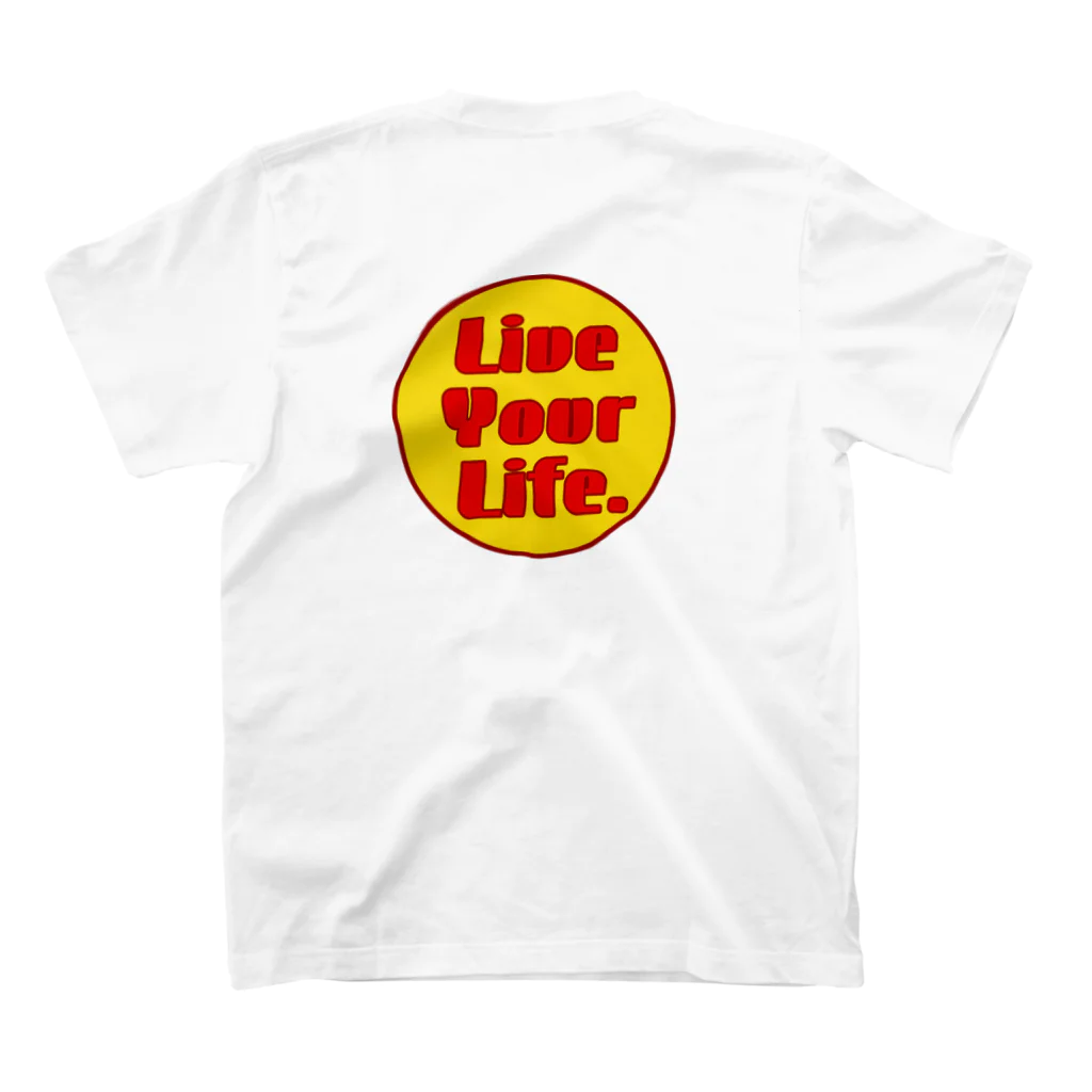 zoku_lightの‘Live your Life’ Season 2. Regular Fit T-Shirtの裏面