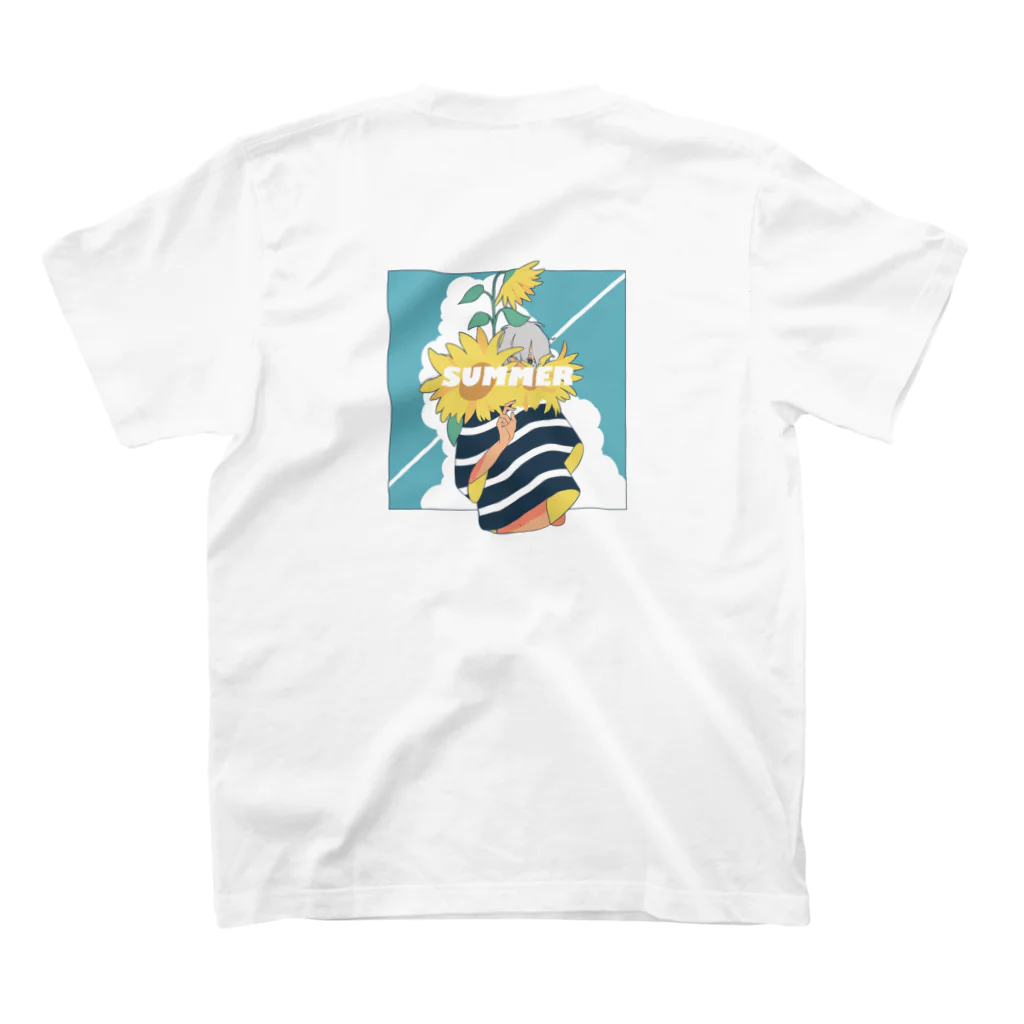 ミツメユラの夏SUMMER[バックプリント] Regular Fit T-Shirtの裏面