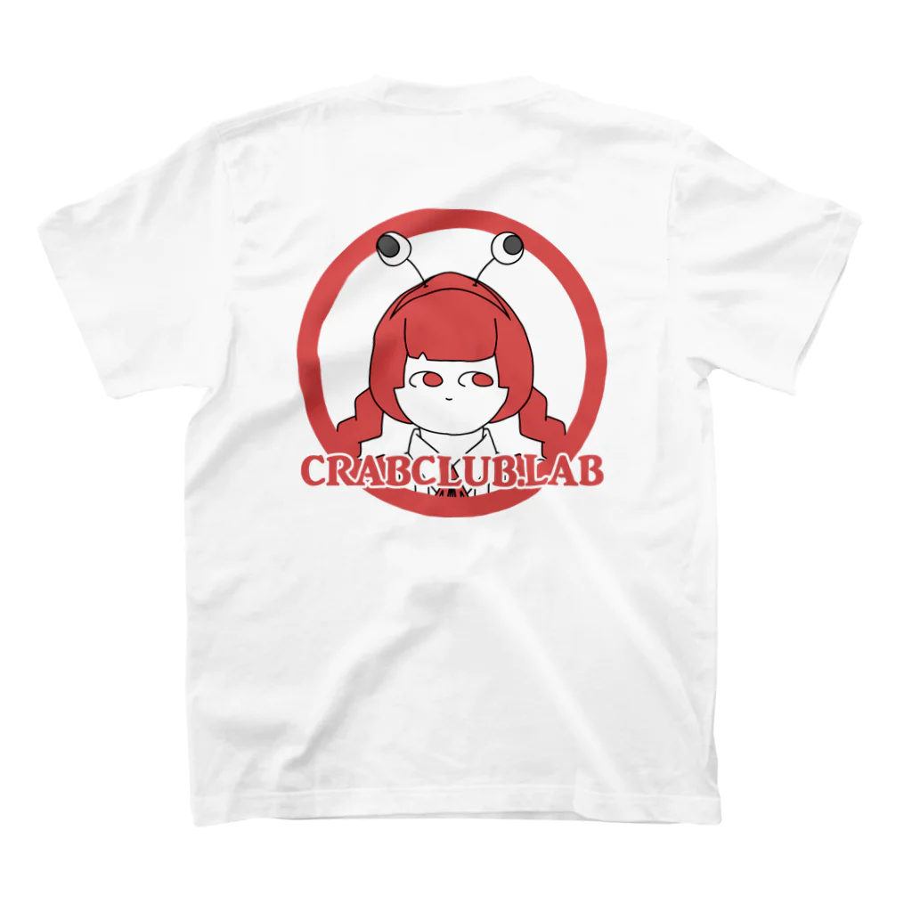 CrabClub.LabのCCDL burger uniform  スタンダードTシャツの裏面