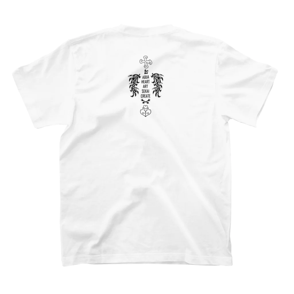 ERIKOERIN ART SHOPのベクトルPOCKET／クロス Regular Fit T-Shirtの裏面