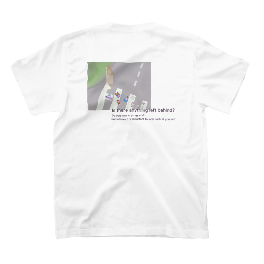 なまらのIs there anything left behind ¿ スタンダードTシャツの裏面