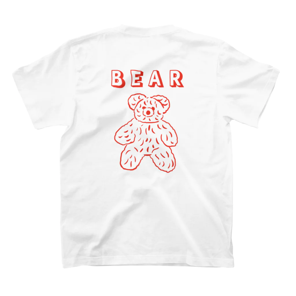 ミュータントモエのBEAR スタンダードTシャツの裏面