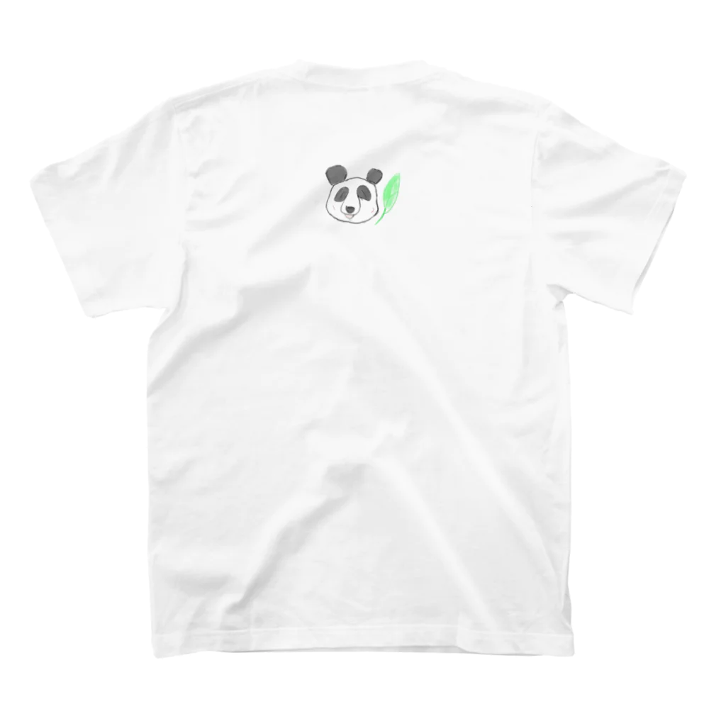 ぱんだしょっぷのぱんだしゃん Regular Fit T-Shirtの裏面