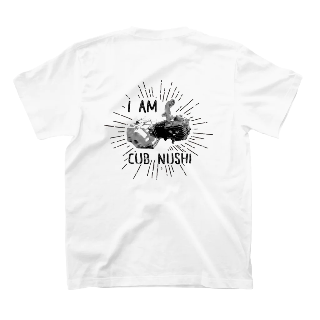 Too fool campers Shop!のCUB NUSHI01(黒文字) Regular Fit T-Shirtの裏面