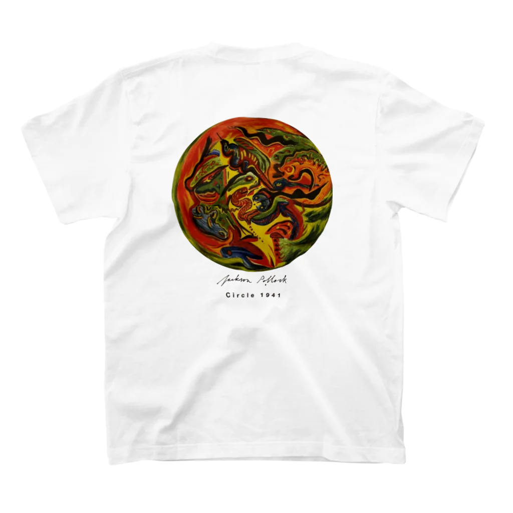 QUIETMILLS.COのART SERIES Circle スタンダードTシャツの裏面