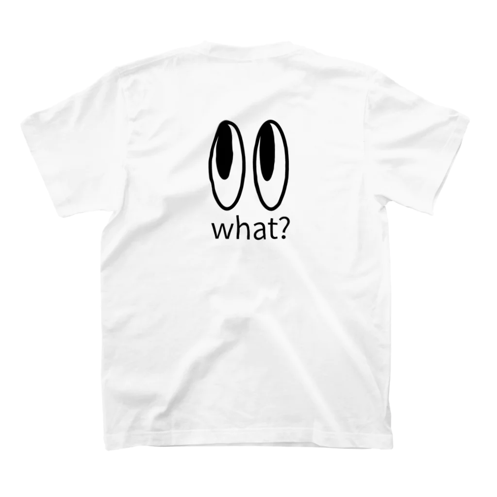 ﾟ･*.✿ 𓆉Nisssy𓆉 ✿.*･ﾟのwhat? シリーズ!!! Regular Fit T-Shirtの裏面