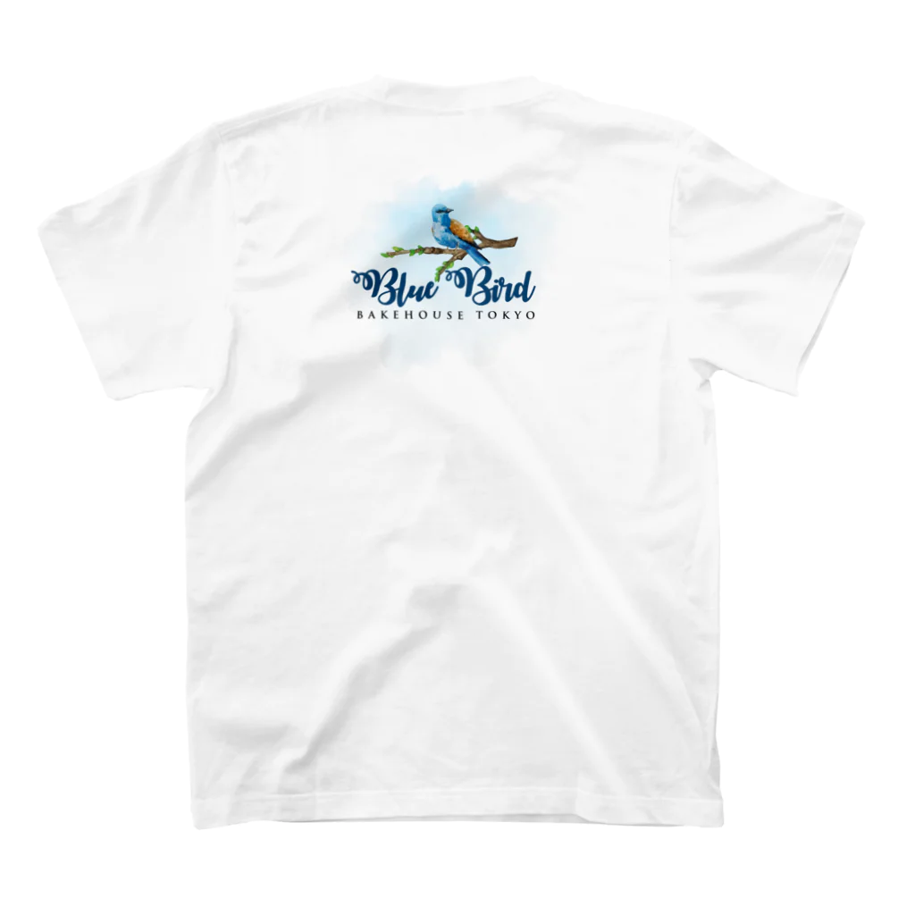 hahahahaha3のBLUE BIRD bakehouse スタンダードTシャツの裏面