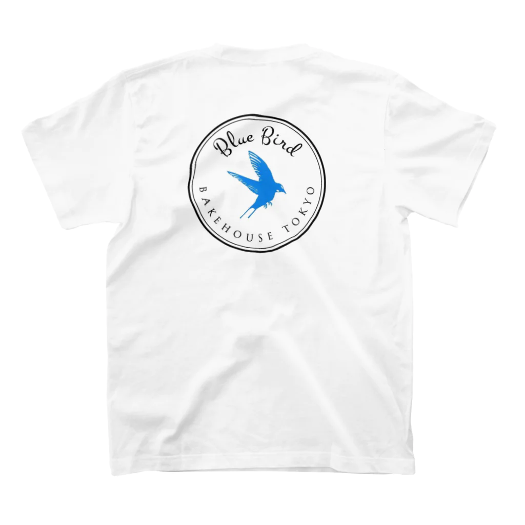 hahahahaha3のBLUE BIRD bakehouse スタンダードTシャツの裏面