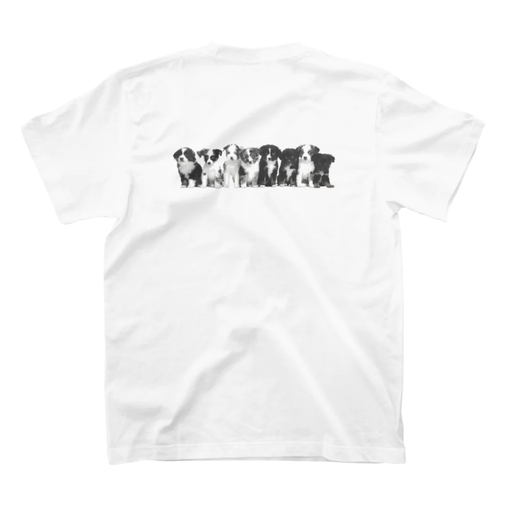 BOREDAMNの8* puppies スタンダードTシャツの裏面