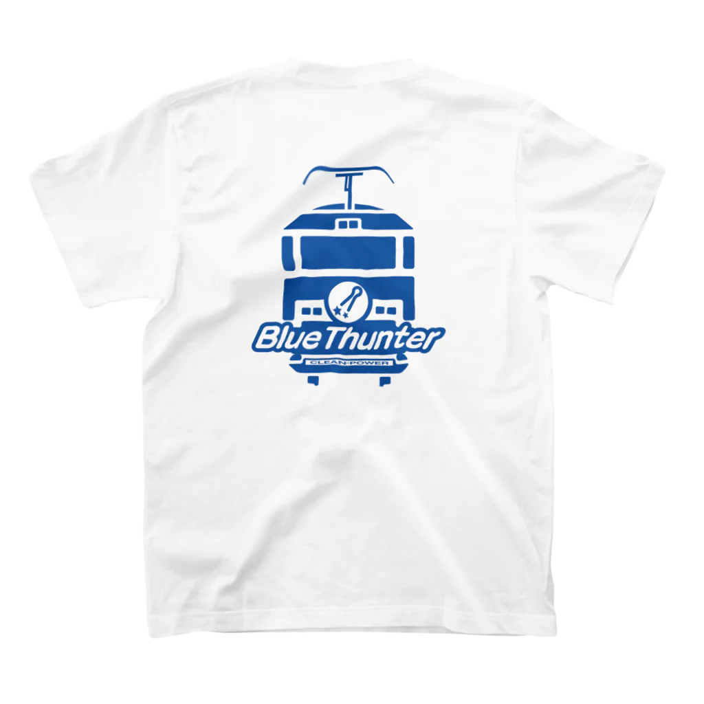 浅草車輌製作所車輌基地の隅田川クリーン貨物bluethunter公式グッズ スタンダードTシャツの裏面