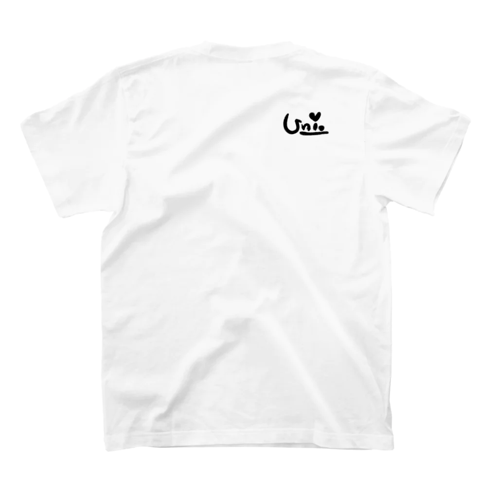 uni_officialのスタンダードTシャツの裏面