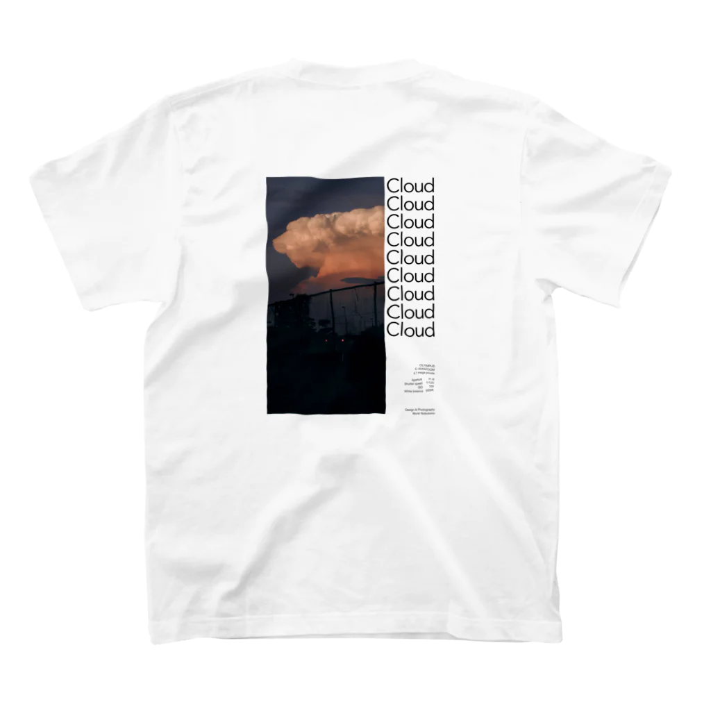 Nobutomo MuraiのCloud スタンダードTシャツの裏面