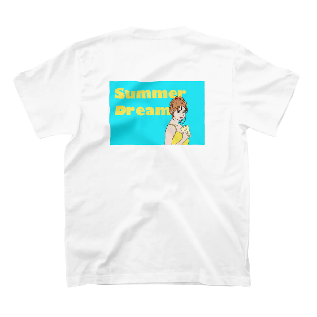 まぁり商店のSummer Dream スタンダードTシャツの裏面