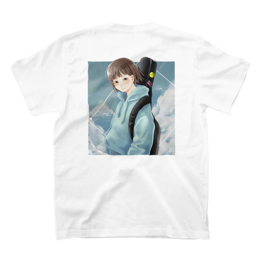 とさかのblue スタンダードTシャツの裏面