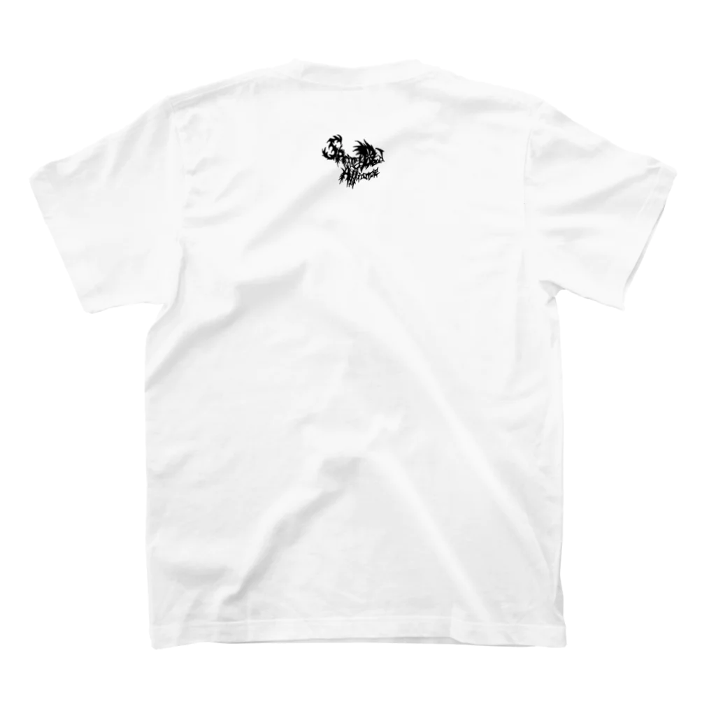 邂【サイマラショップ】逅 SUZURI店のSDA黒ロゴ Regular Fit T-Shirtの裏面