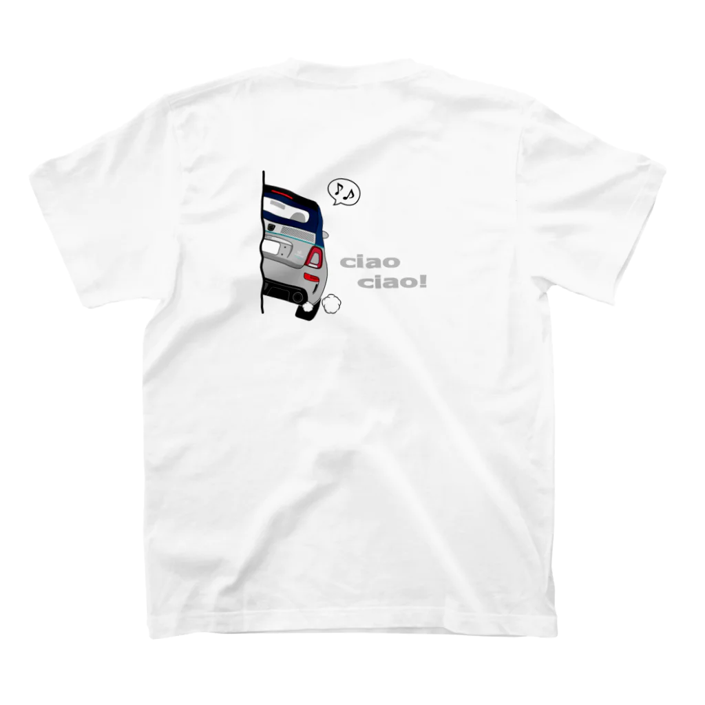 ニキトウホンポのひょっこりあばちん特濃FR　695C　RIVARE  スタンダードTシャツの裏面