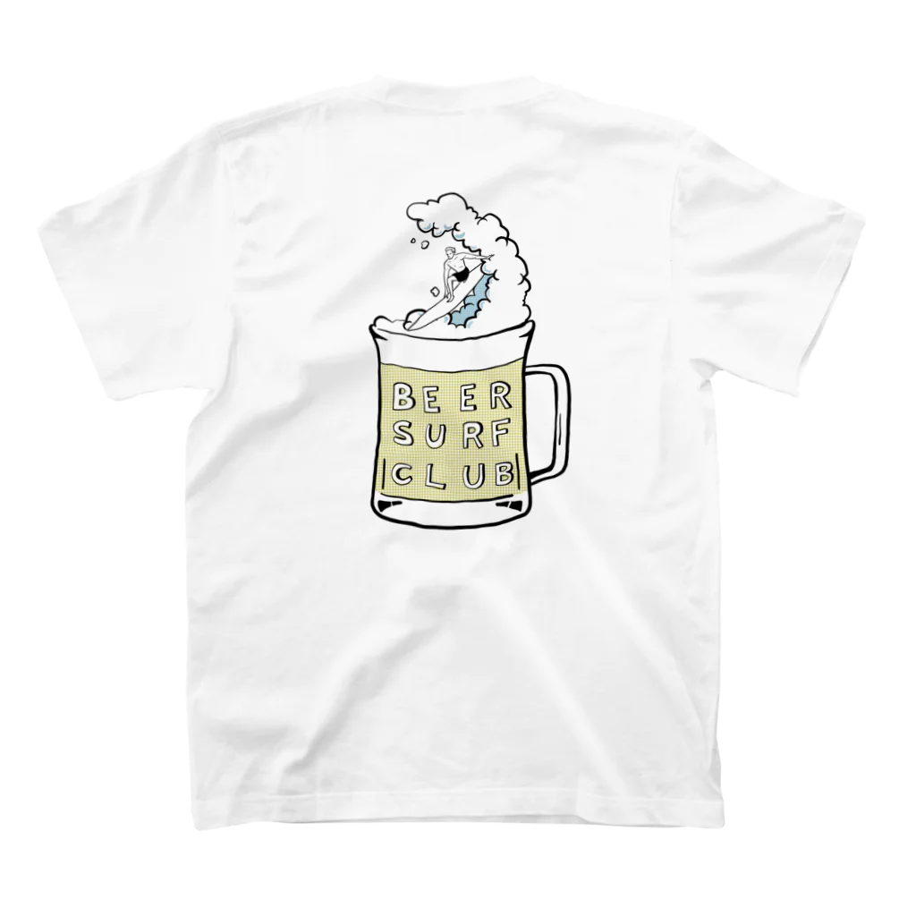 Aoyama Isao online shopのbeer surf club スタンダードTシャツの裏面