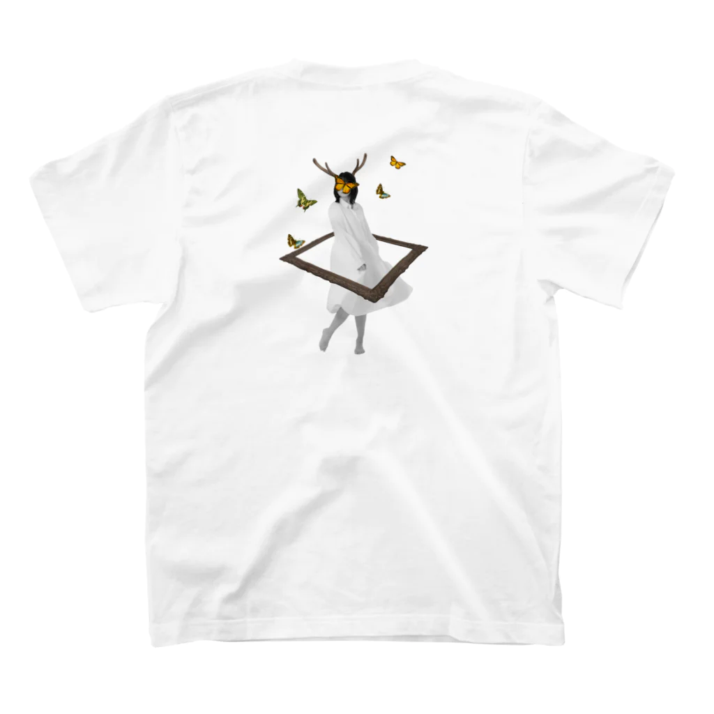 Jackalope Houseの【背面】とある鹿人の夢 スタンダードTシャツの裏面