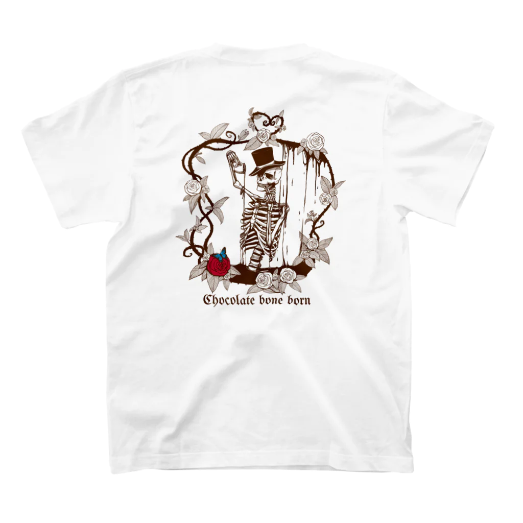 RUM_HONEYの『Chocolate bone born』 Regular Fit T-Shirtの裏面