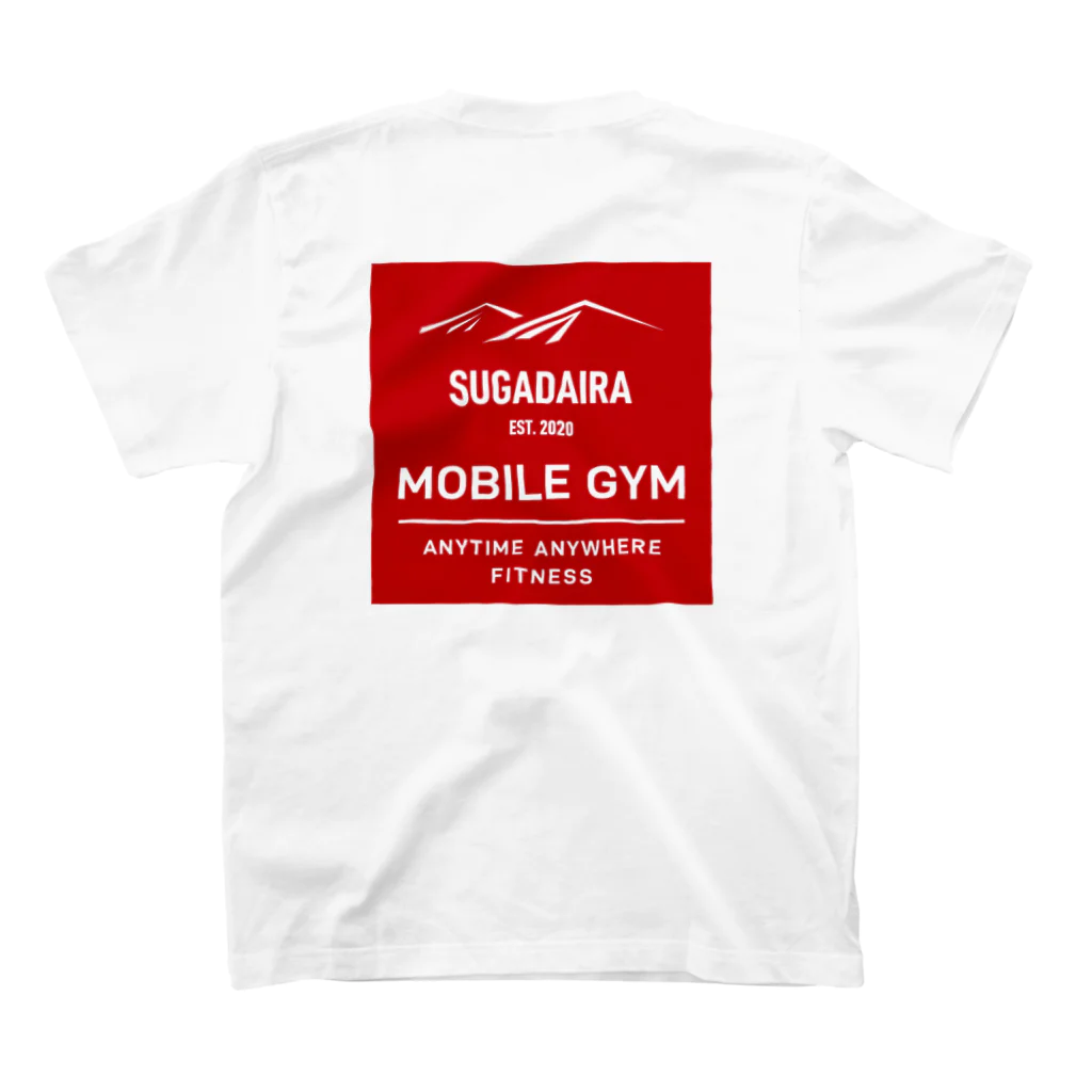 MOBILE GYMのMobeile Gym Tシャツ スタンダードTシャツの裏面