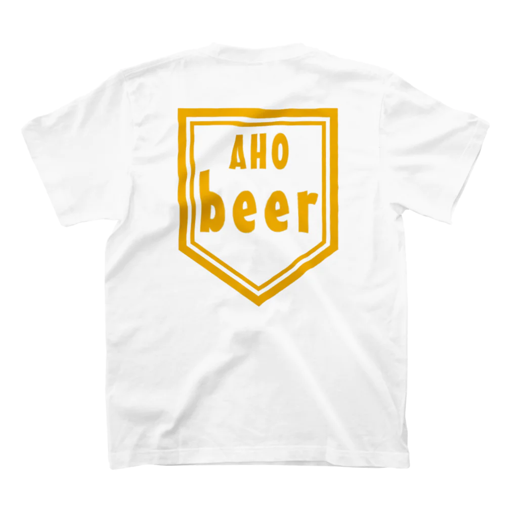 worlding_wearのAHO beer スタンダードTシャツの裏面