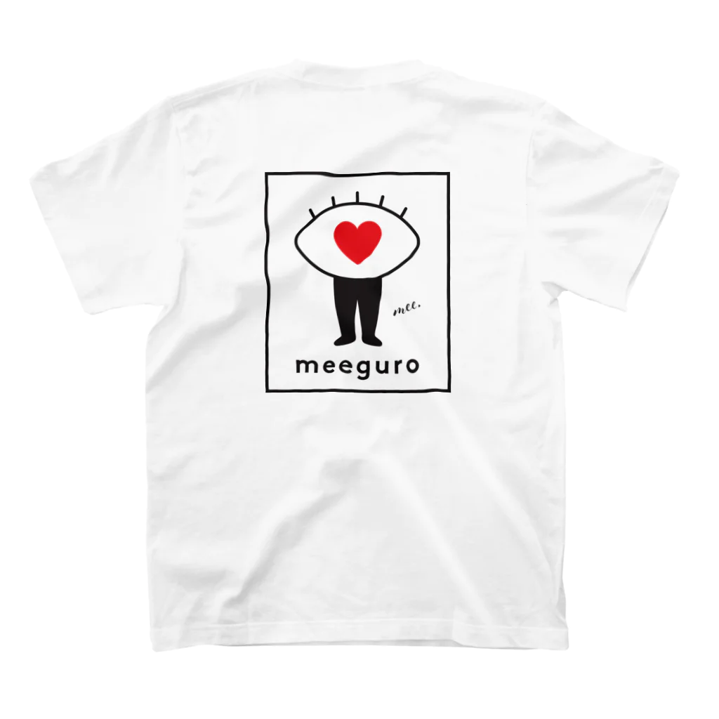 mee.designのmeeguroくん（キュン） スタンダードTシャツの裏面