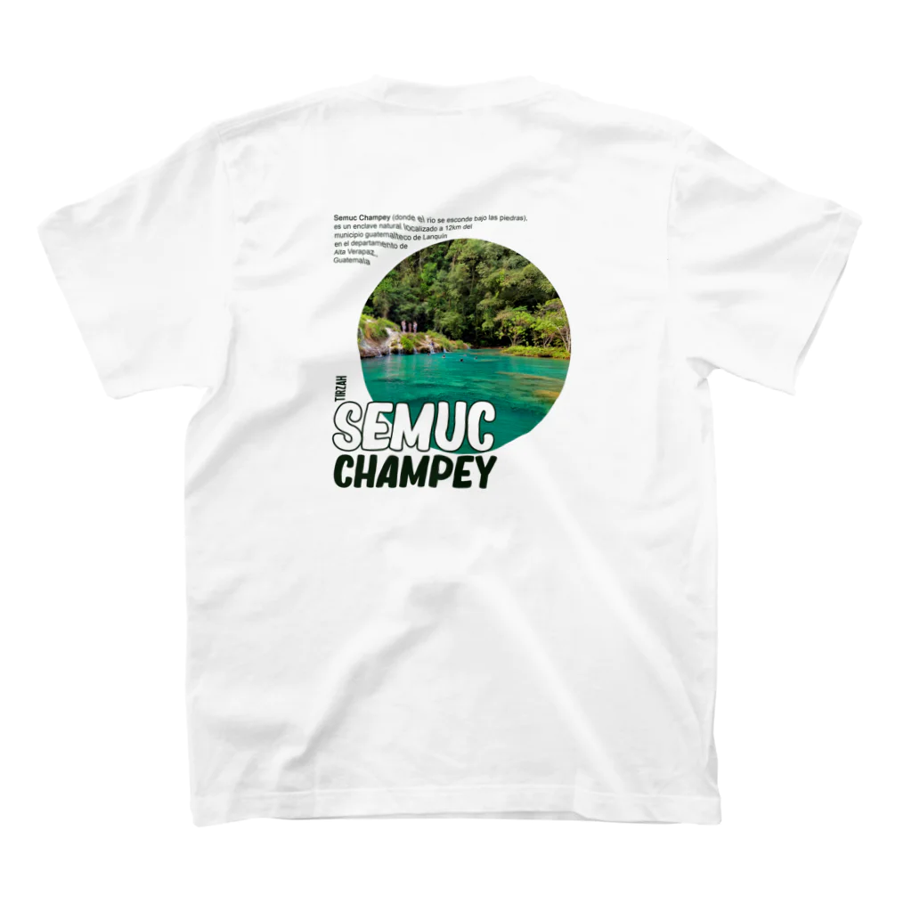 TIRZAHのSEMUC CHAMPEY スタンダードTシャツの裏面