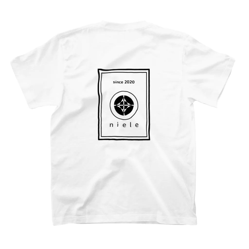 nieleのniele T-shirt スタンダードTシャツの裏面