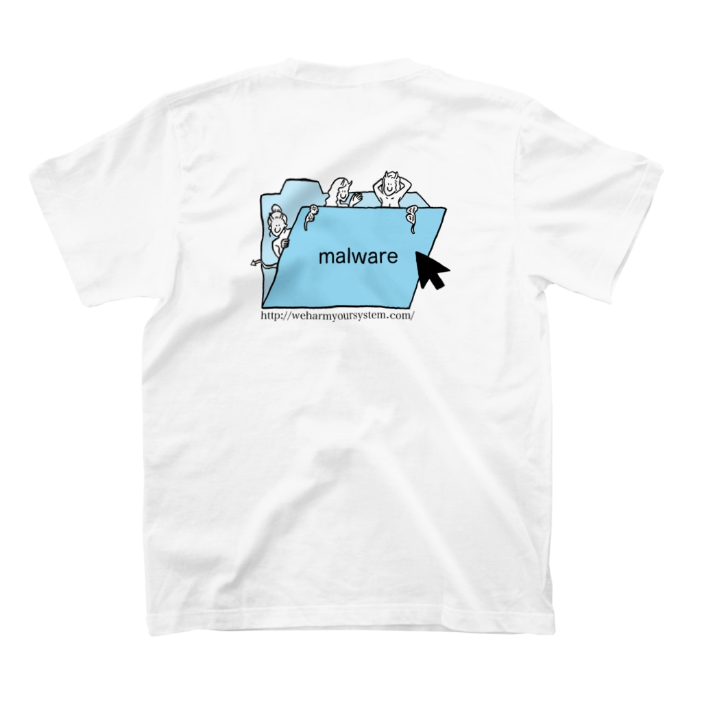 BOREDAMNのmalware T-Shirt