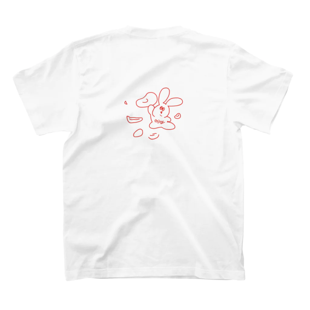 happy くらいむのenjoyクライミング スタンダードTシャツの裏面