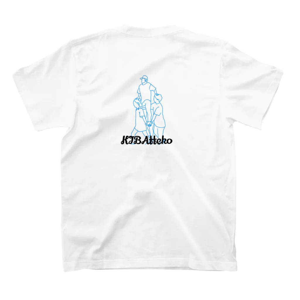 WeekendのKIBAtteko Tシャツ(ブルー) スタンダードTシャツの裏面