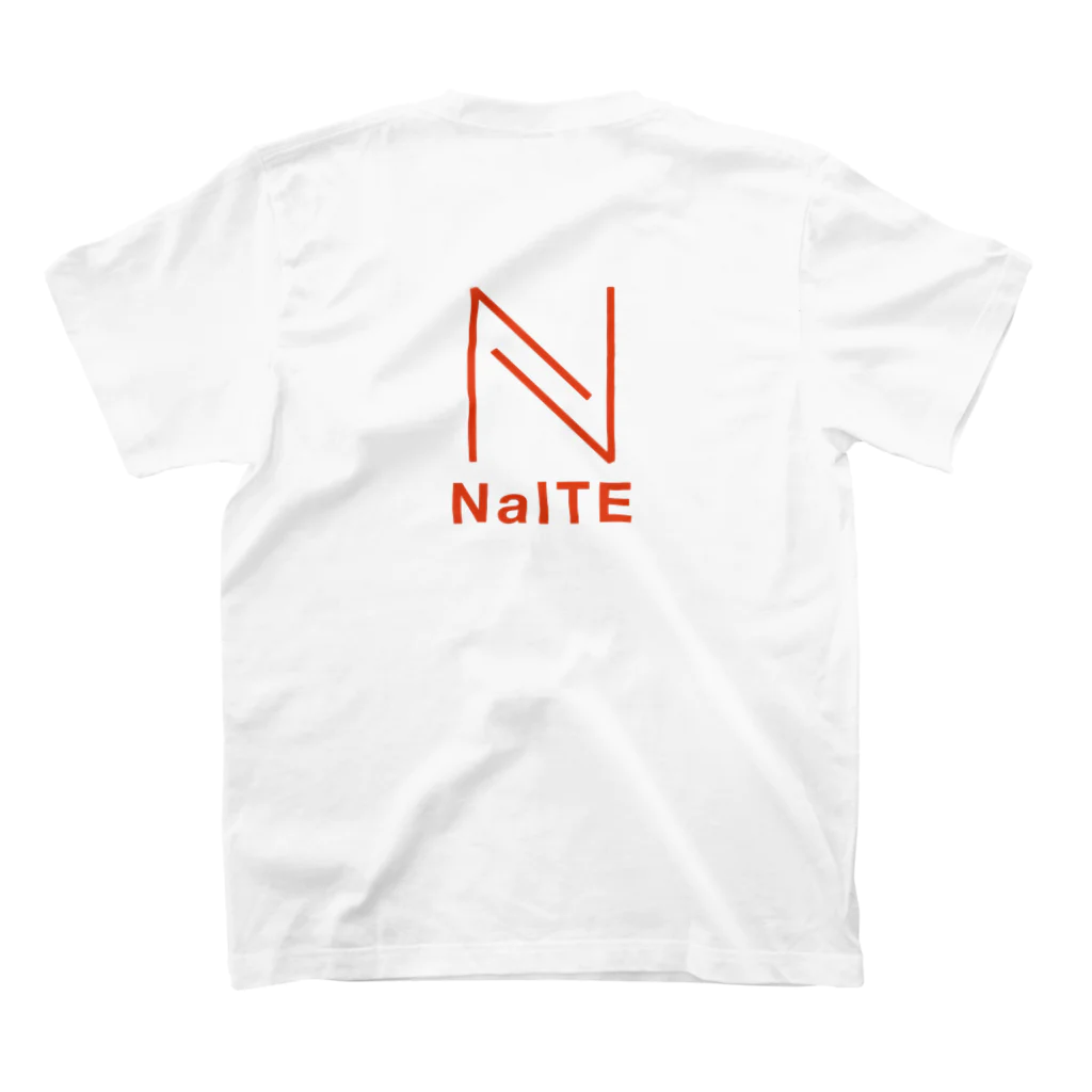 NaITE公式グッズのNaITEオフィシャルグッズ スタンダードTシャツの裏面