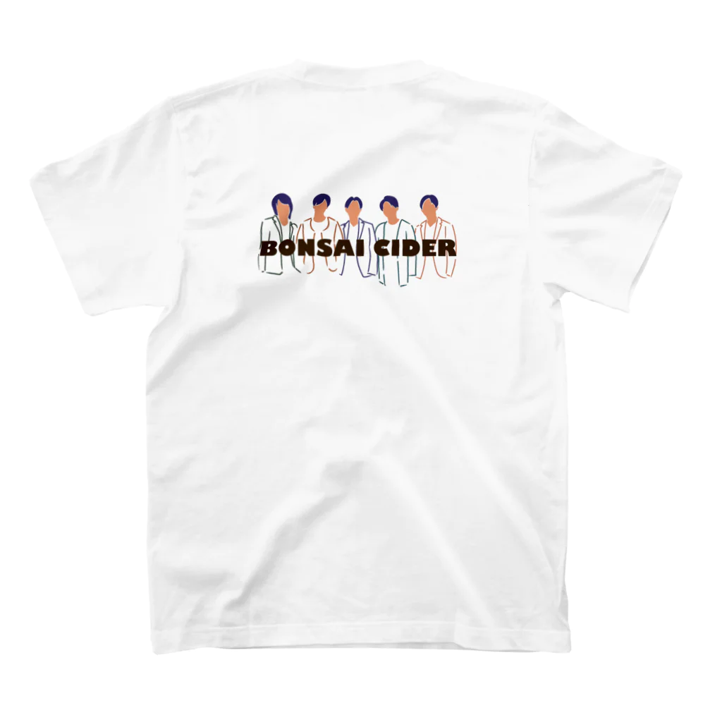 盆栽サイダーのBONSAI member スタンダードTシャツの裏面