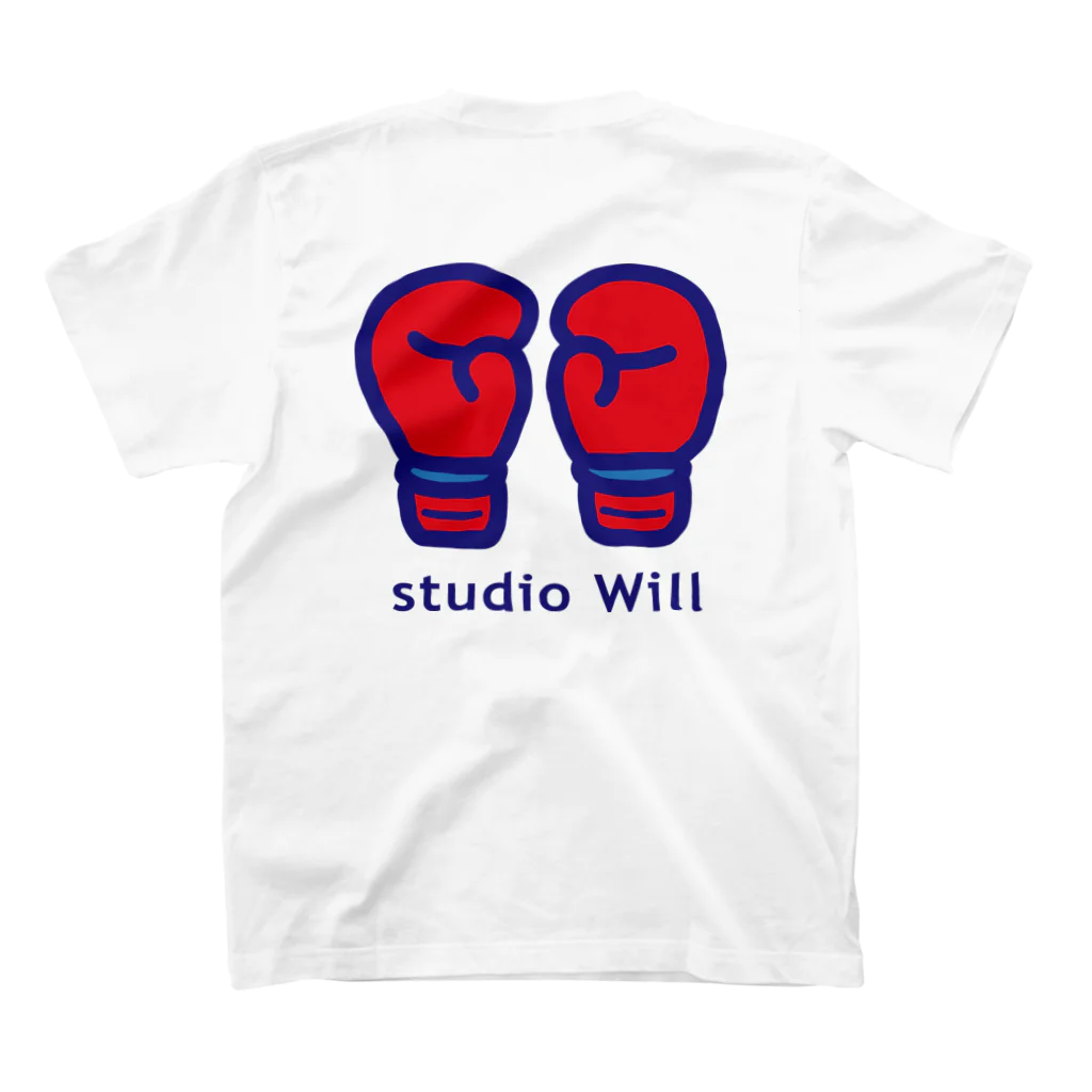 総合格闘技・フィットネス studio Willのstudio Will×INGRID オリジナルTシャツ_C1 スタンダードTシャツの裏面