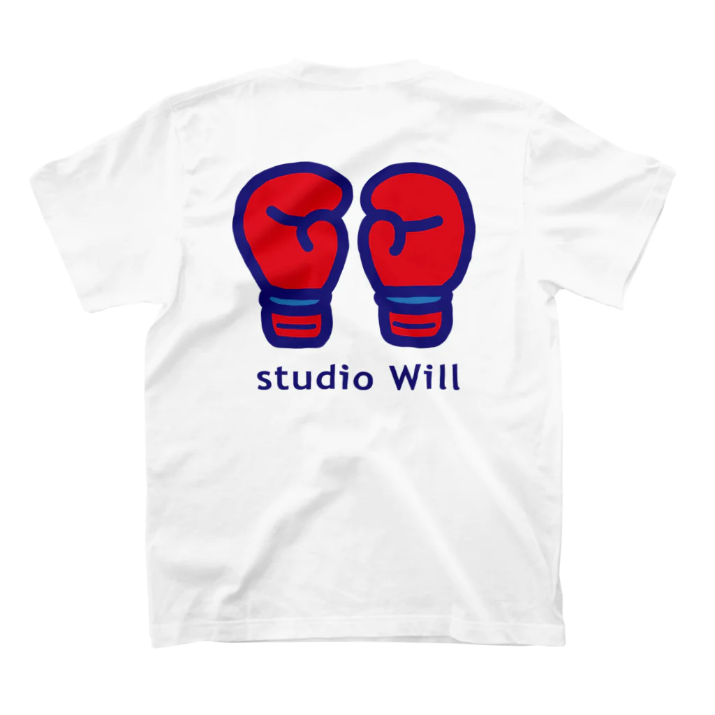 総合格闘技・フィットネス studio Willのstudio Will×INGRID オリジナルTシャツ_C2 スタンダードTシャツの裏面