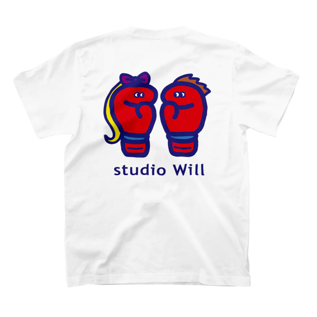 総合格闘技・フィットネス studio Willのstudio Will×INGRID オリジナルTシャツ_D2 スタンダードTシャツの裏面