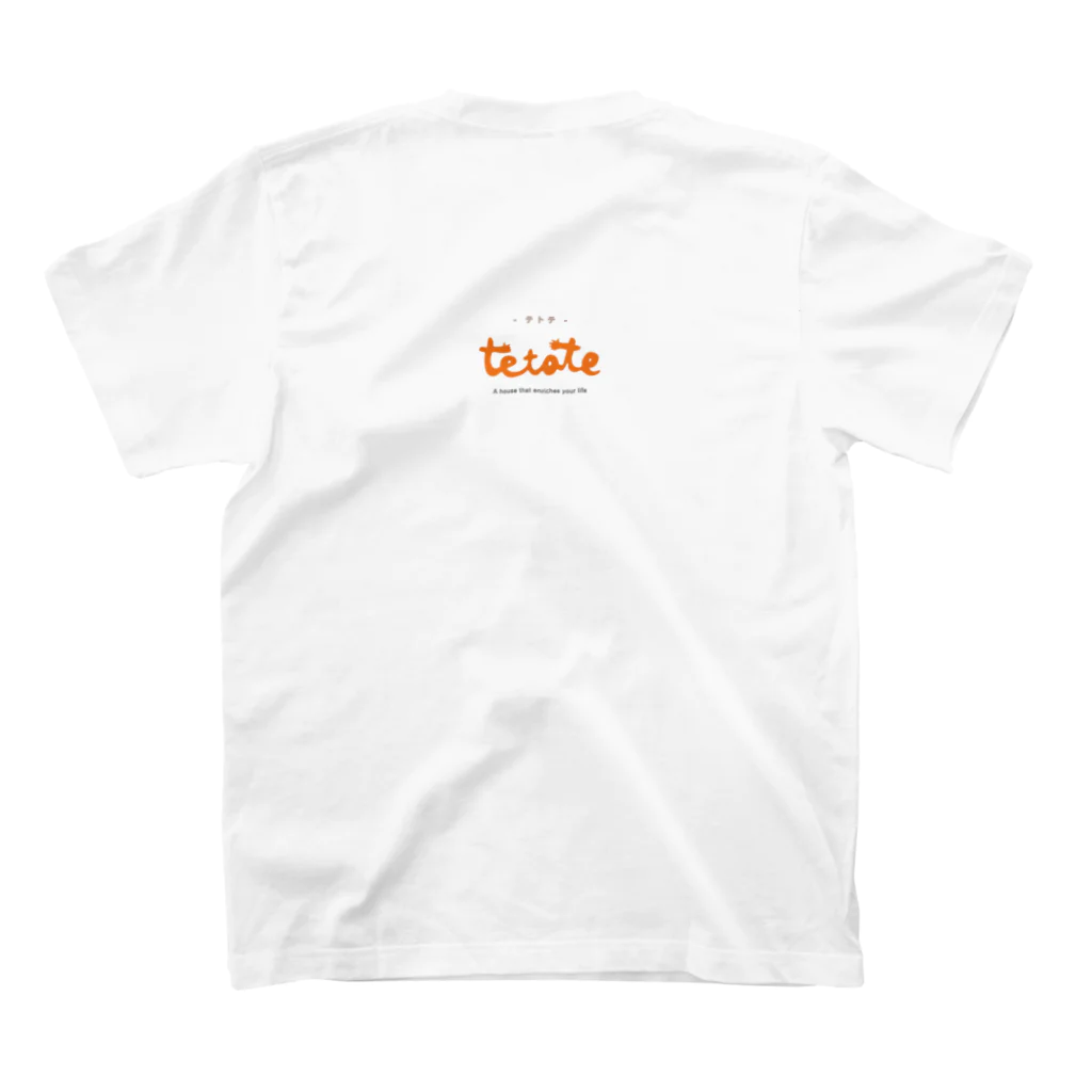 tetoteのあおいろ Regular Fit T-Shirtの裏面