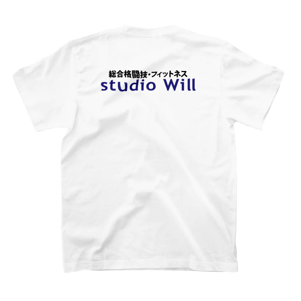 総合格闘技・フィットネス studio Willのstudio Will×花澤大介オリジナルTシャツ_カラー スタンダードTシャツの裏面