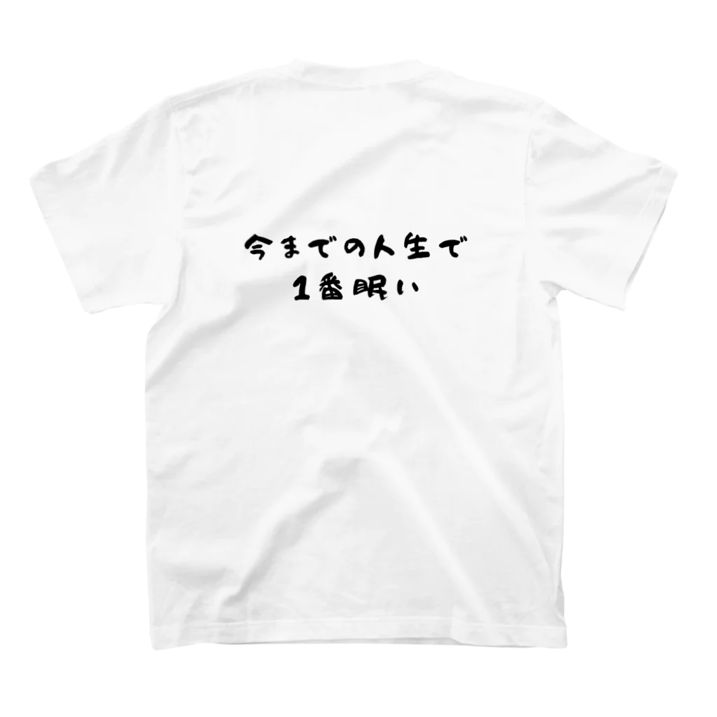 ヨミネコストアのヨミネコオリジナルTシャツ① スタンダードTシャツの裏面