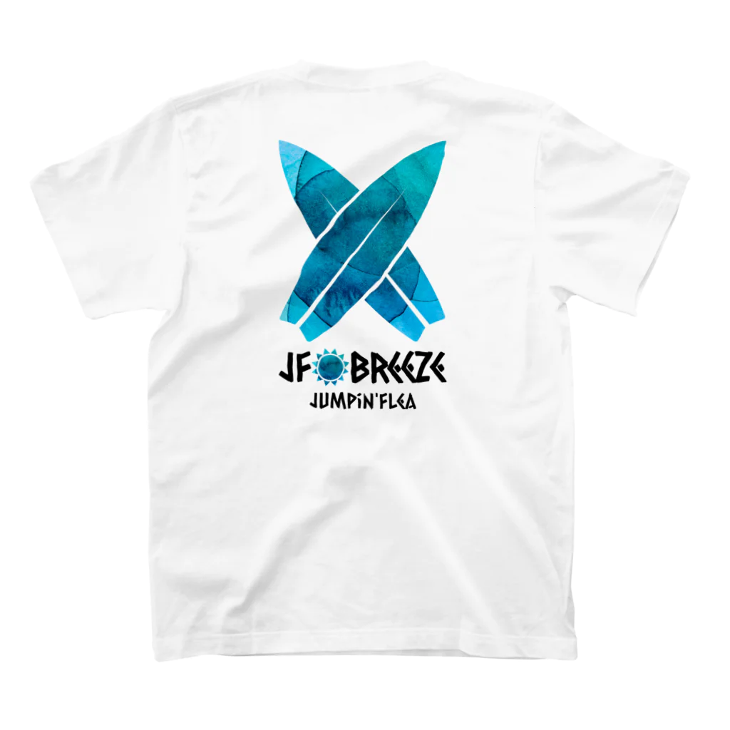 JF BreezeのTwinBOARD（前背面） スタンダードTシャツの裏面