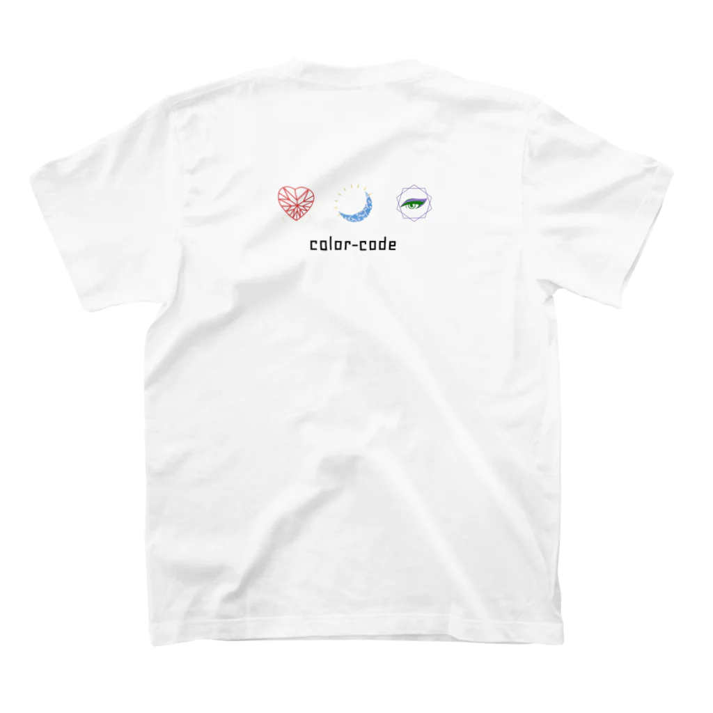 color-code official storeのサンカク　まりさ Regular Fit T-Shirtの裏面