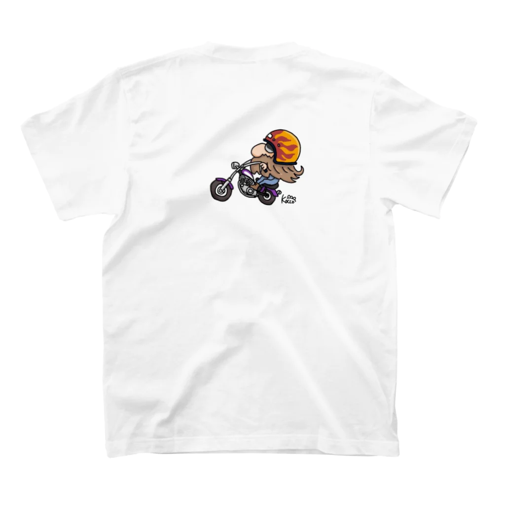 sd and soiの妖精トムテ　バイクトムテ　前面タイプ スタンダードTシャツの裏面