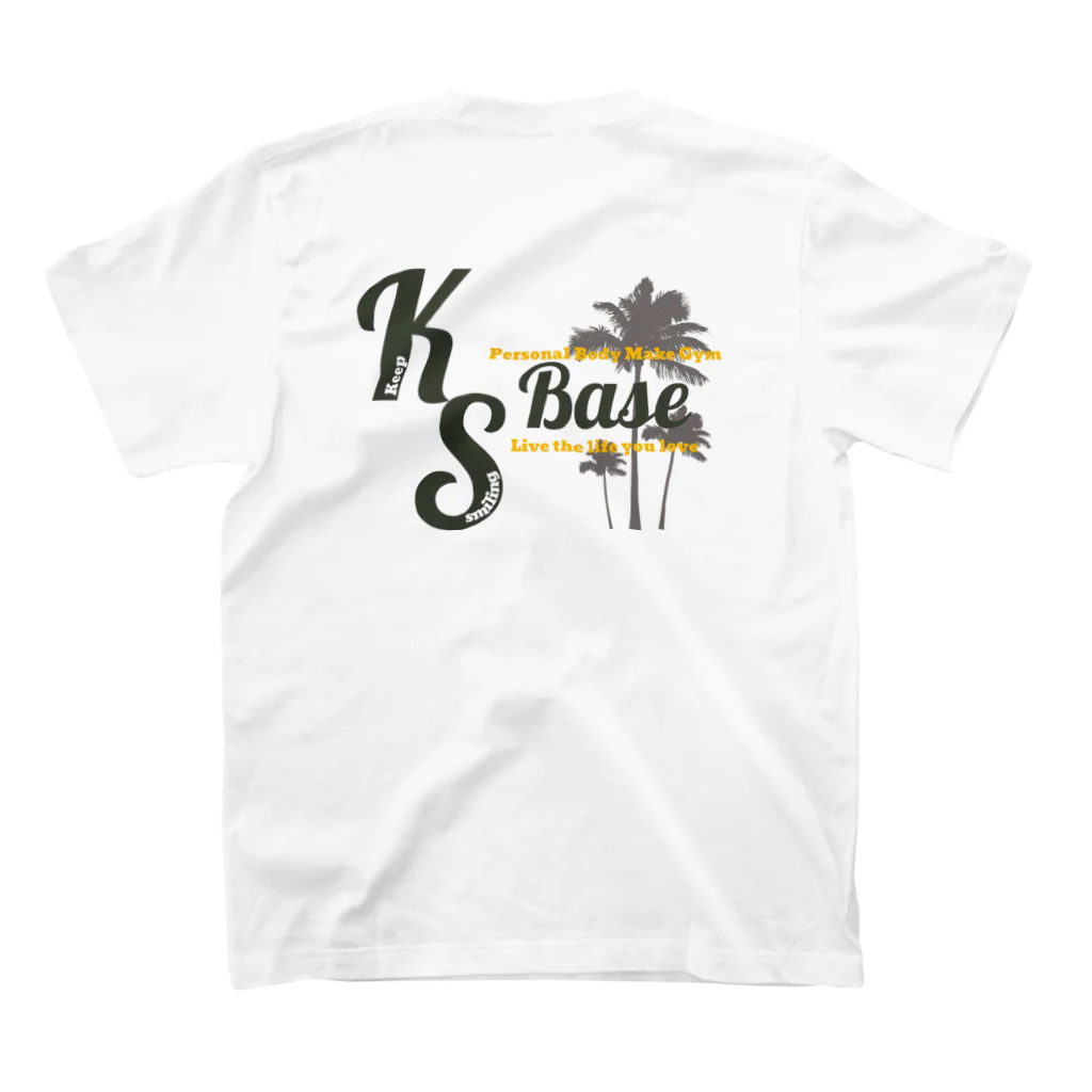 Ks BASEのKsBASEロゴTシャツ スタンダードTシャツの裏面