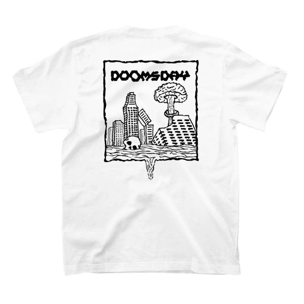 亀翔重工のDOOMSDAY スタンダードTシャツの裏面