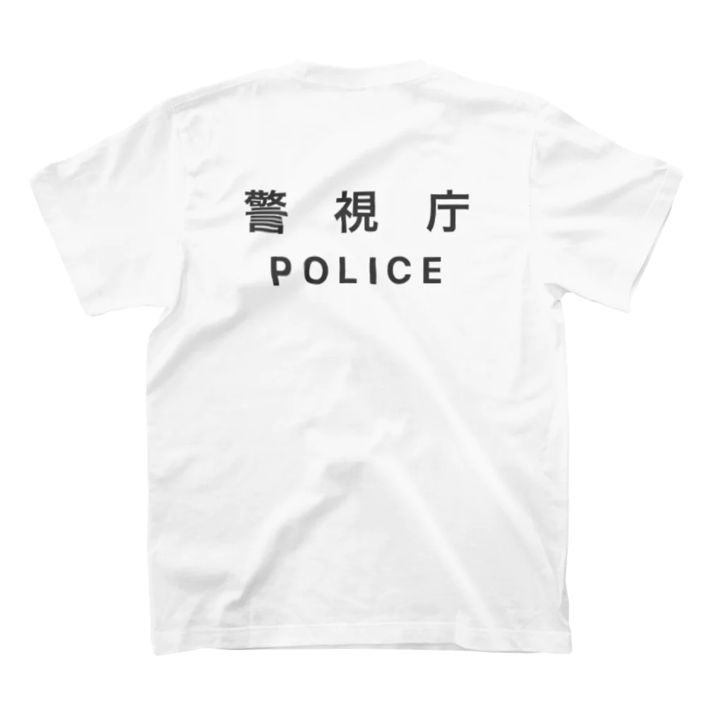 asianaの警視庁　6交機Tしゃつ スタンダードTシャツの裏面