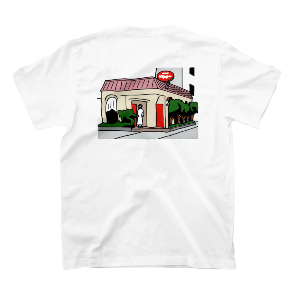 unpisの近所のサ店 スタンダードTシャツの裏面