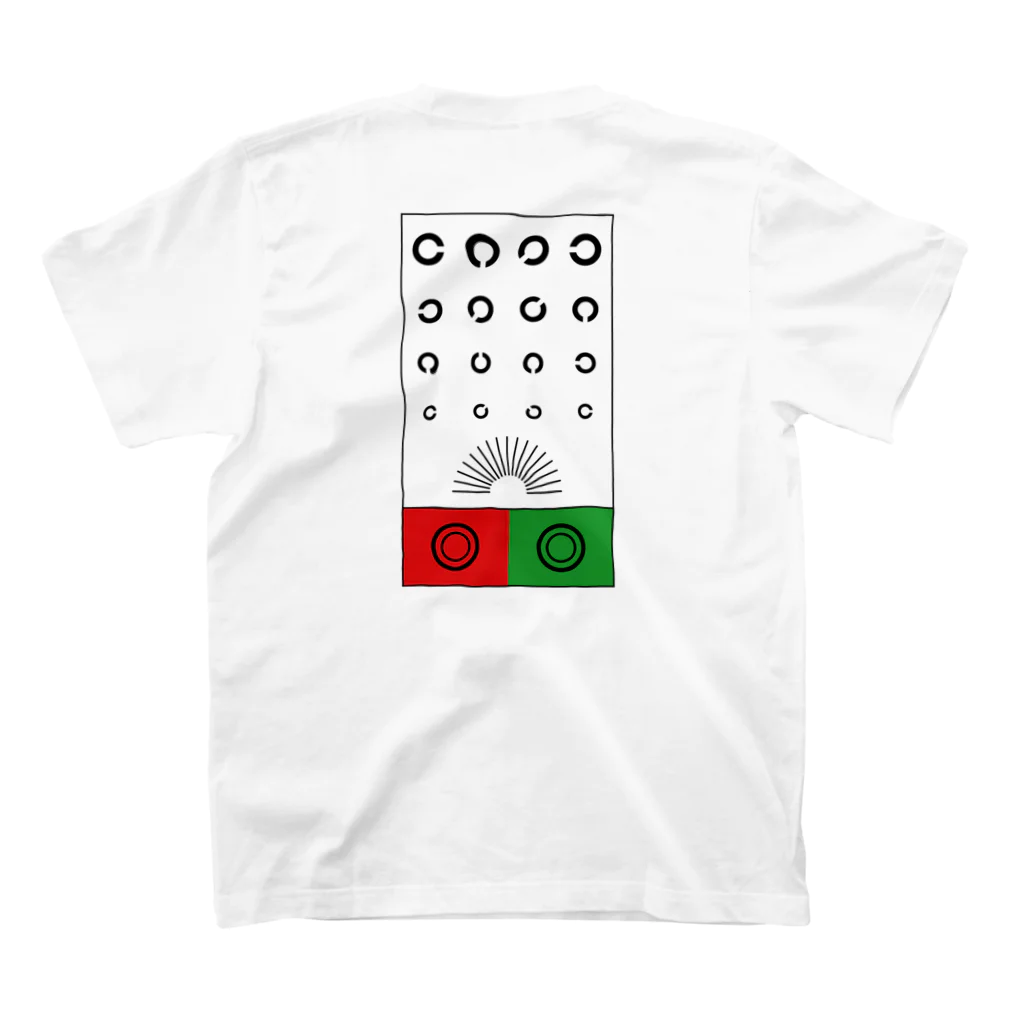 1518の右・左下・下・上・・・？ Regular Fit T-Shirtの裏面