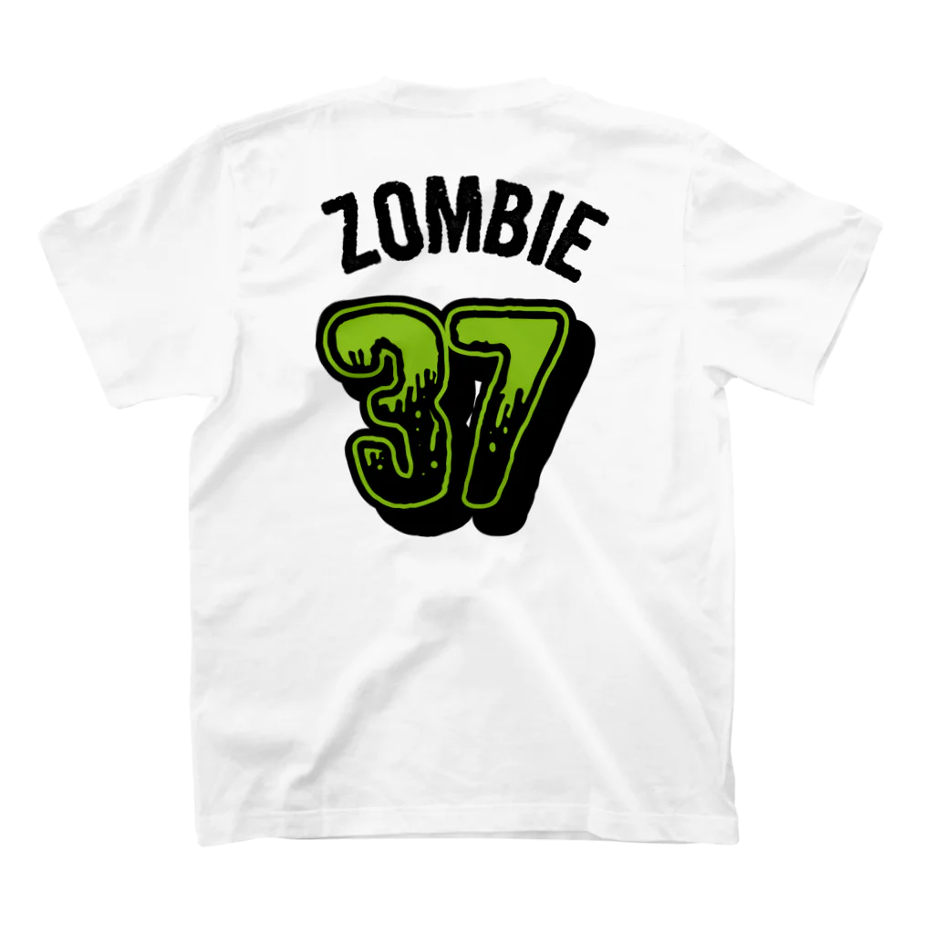 SAUNA ZOMBIESのSAUNAZOMBIES -BASEBALL T - スタンダードTシャツの裏面