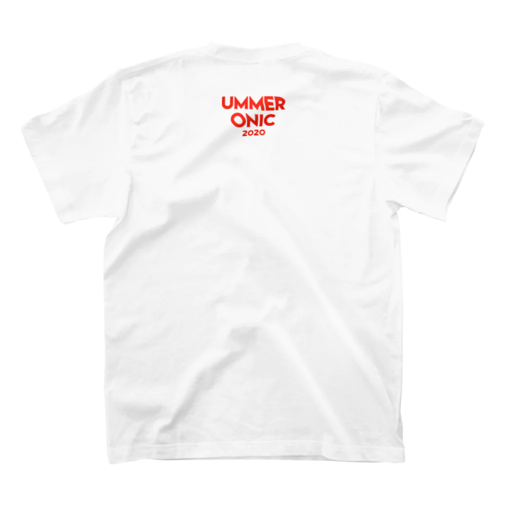 UMMER ONIC 2020 公式グッズショップのUMMER ONIC（箸上げ） Regular Fit T-Shirtの裏面