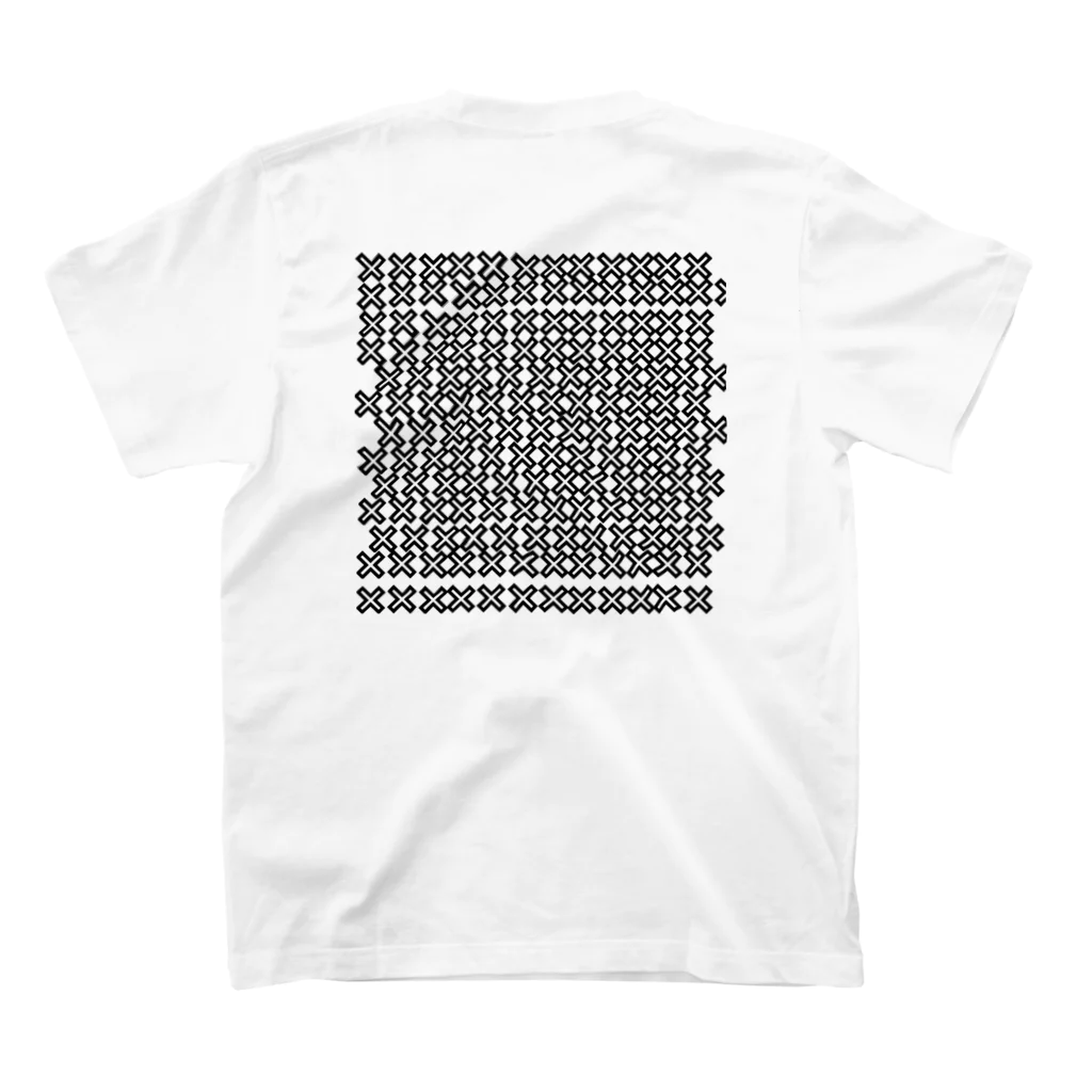 ひいなのめっちゃバツ スタンダードTシャツの裏面